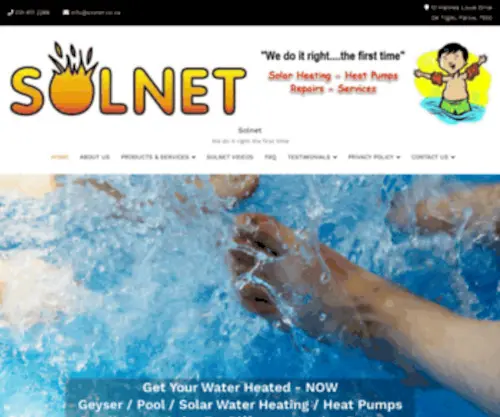 Solnet.co.za(Home) Screenshot