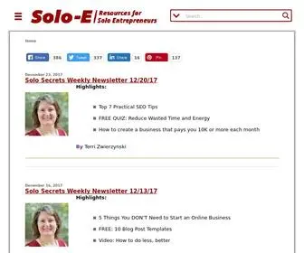 Solo-E.com(SoloWiz WordPress Services) Screenshot