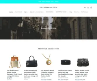Solo-Vintage.jp(VintageShop solo) Screenshot