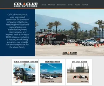 Solo2.com(Cal Club Autocross SCCA) Screenshot