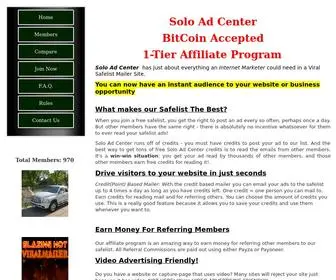 Soloadcenter.com(Solo Ad Center) Screenshot