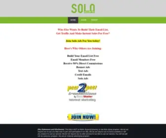 Soloadsforyou.com(Free Viral Advertising) Screenshot