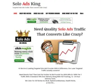 Soloadsking.com(Solo Ads King) Screenshot