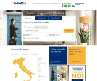 Soloaffitti.it(Affitto Case Appartamenti Immobili Uffici Ville) Screenshot