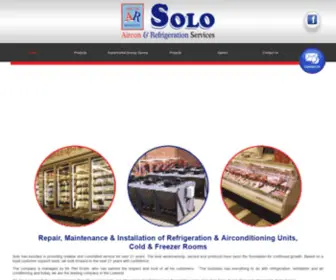 Soloaircon.co.za(Aircon and Refrigeration Services) Screenshot