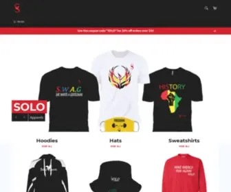 Soloapparel.net(Solo Apparels) Screenshot