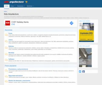 Soloarquitectura.com(Sólo) Screenshot