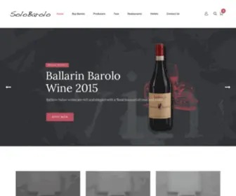 Solobarolo.com(Barolo wines) Screenshot