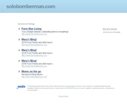 Solobomberman.com(Juegos de Bomberman Gratis Flash Online) Screenshot