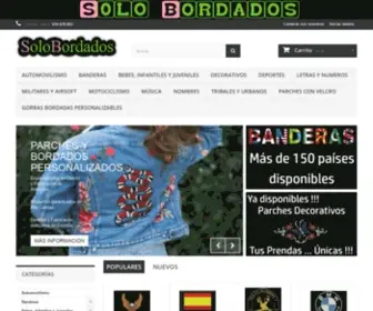 Solobordados.com(Parches Bordados) Screenshot