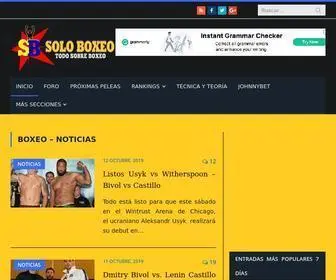 Soloboxeo.com Screenshot