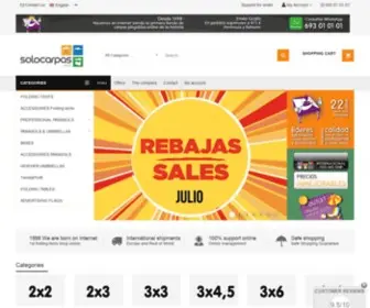 Solocarpas.com(Carpas plegables) Screenshot
