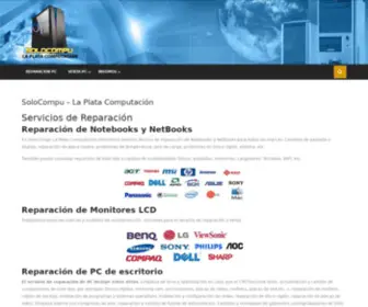 Solocompu.com.ar(SoloCompu La Plata Computación) Screenshot