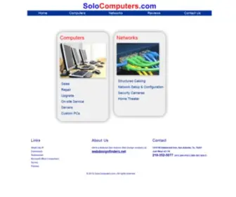 Solocomputers.com(Computer Repair And Website Development In San Antonio From Pros) Screenshot