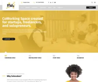 Solocubes.com(Best coworking spaces in Bangalore for startups) Screenshot