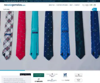 Sologemelos.com(Tienda online de gemelos para camisas) Screenshot