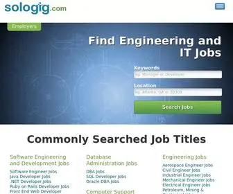 Sologig.com(IT and Engineering Jobs) Screenshot
