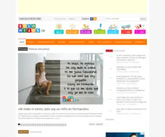 Solohijos.com(El portal para ser mejores padres) Screenshot