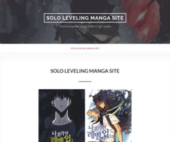 Sololeveling.site(Read Solo Leveling Manga Online in High Quality) Screenshot