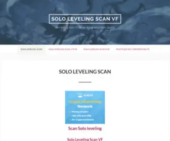 Sololevelingscan.com(Solo leveling Scan Lecture En ligne VF) Screenshot