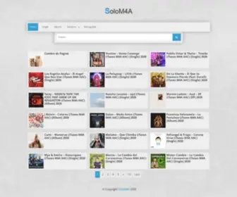 Solom4A.com(Descargar Música Solo M4A Albums y Singles en formato iTunes Plus M4A AAC) Screenshot