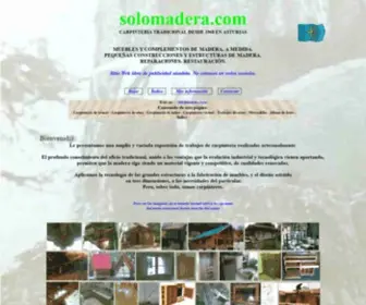 Solomadera.com(Carpinteria) Screenshot