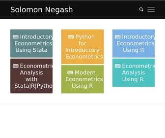 Solomonegash.com(Solomon Negash) Screenshot