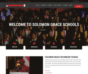 Solomongraceschools.net(Solomon Grace Schools) Screenshot