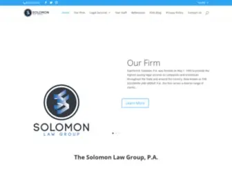 Solomonlaw.com(Solomon Law Group) Screenshot