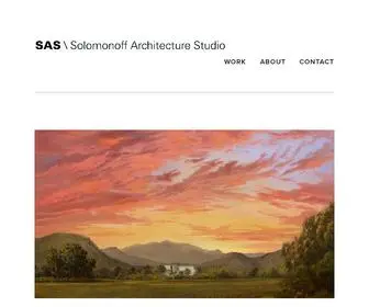 Solomonoff.com(SAS \ Solomonoff Architecture Studio) Screenshot