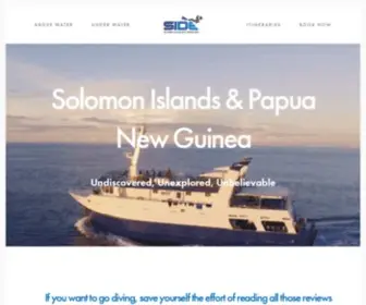 Solomonsdiving.com(Solomon Islands Dive Expeditions) Screenshot