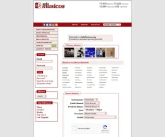 Solomusicos.com(SoloMusicos Netherlands) Screenshot
