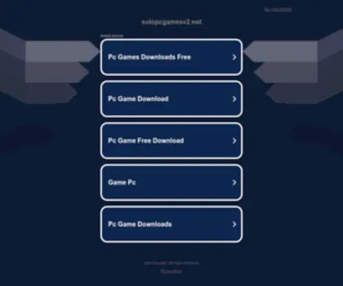 SolopcGamesv2.net(L Juegos Gratis para PC en MEGA) Screenshot