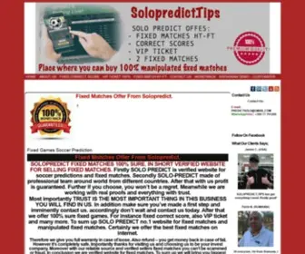 Solopredict.tips Screenshot