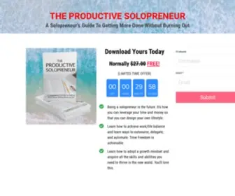 Solopreneurmindset.net(Free ebook) Screenshot