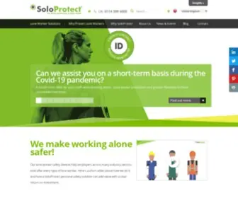 Soloprotect.com(Lone Worker Safety) Screenshot