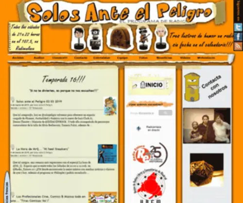 Solosanteelpeligro.com(Solos Ante El Peligro) Screenshot