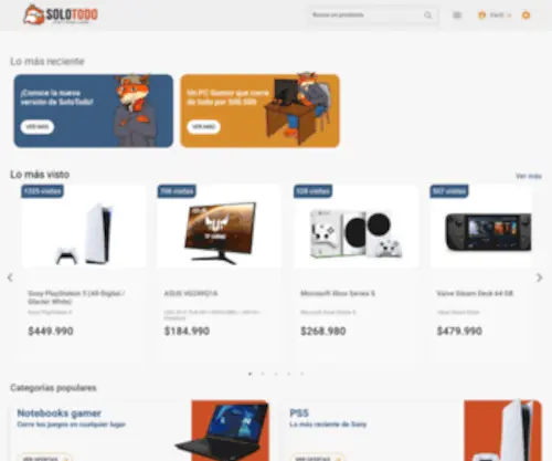 Solotodo.com(Cotiza y compara los precios de todas las tiendas) Screenshot