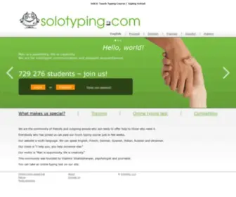 Solotyping.com(Touch Typing Course) Screenshot