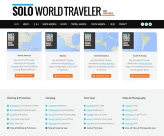 SoloWorldtraveler.com(Solo World Traveler by Motorbike with Peter J Ricci) Screenshot