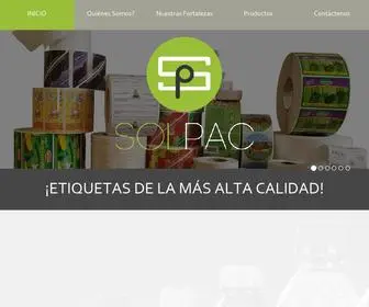 SolpacGT.com(Materiales de empaque para la industria y el comercio) Screenshot