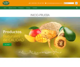Solperunutrition.com(Productos Naturales en Materia Prima) Screenshot