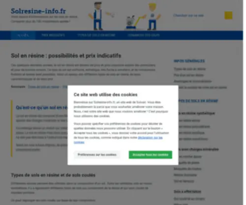 Solresine-Info.fr(Sol en résine) Screenshot