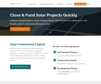 Solrivercapital.com(SolRiver Capital) Screenshot