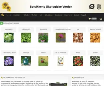 Solsikken.dk(Webshop system) Screenshot