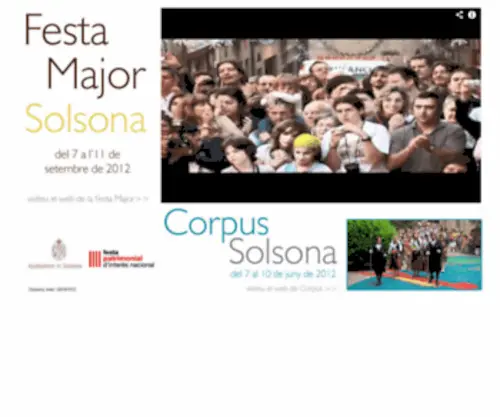 Solsonalafesta.net(Solsona la Festa) Screenshot