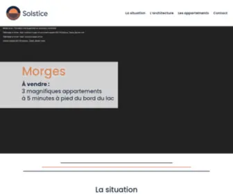 Solstice-Morges.ch(3 appartements à l'Avenue de Saint) Screenshot