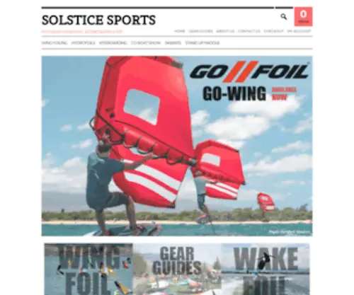 Solsticesports.com(Hydrofoil) Screenshot