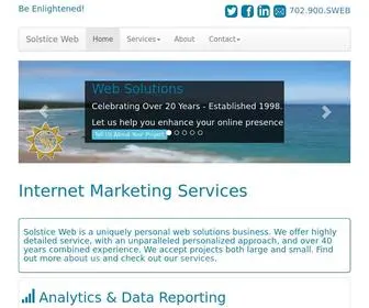 Solsticeweb.com(Las Vegas Web Design) Screenshot