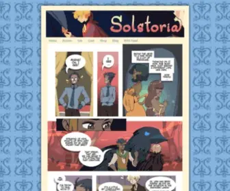 Solstoria.net(A fantasy webcomic by Angelica Maria (aka charmwitch)) Screenshot